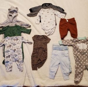 Lot of 3 month clothes carters wonder notion